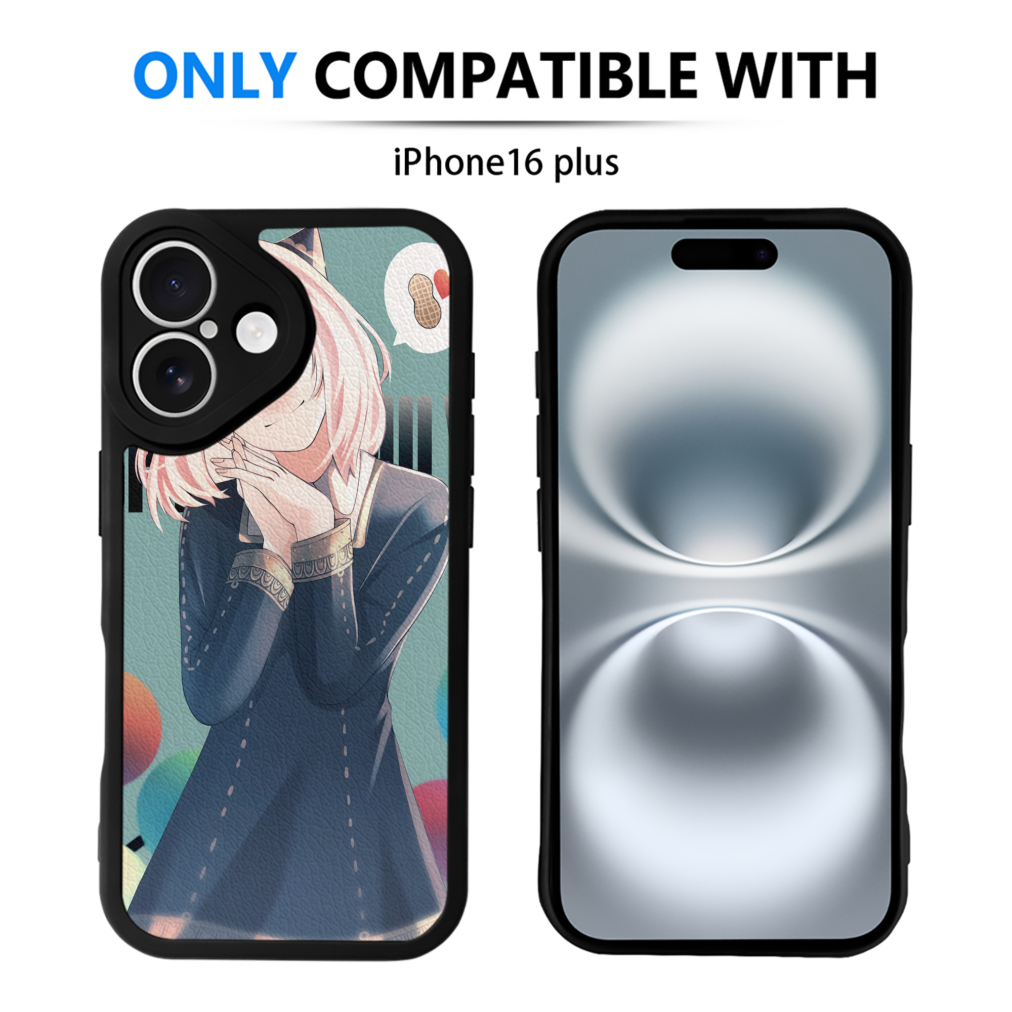 （画像用） SPY×FAMILY间谍家家酒 【iPhone 16シリーズ対応】シリコンスマホケース（レザー調） 材質：シリコン